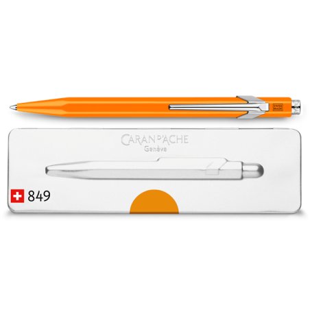 CARAN D'ACHE Stylo à bille 849 POPLINE FLUO, orange