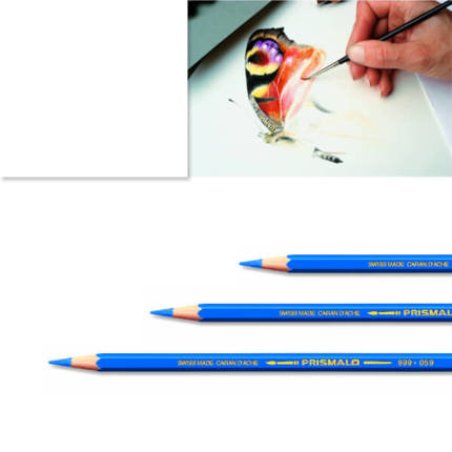 CARAN D'ACHE Crayon de couleur Prismalo, blanc