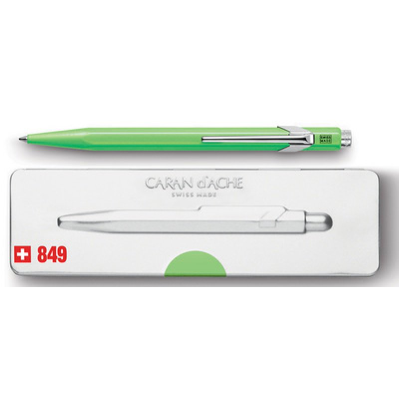 CARAN D'ACHE Stylo à bille 849 POPLINE FLUO, vert