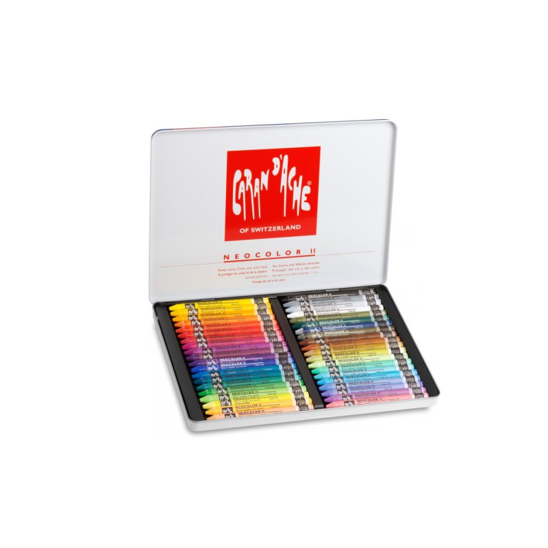 Caran d-Ache Neocolor Pastel à la cire Dur Multicolore 40 pièce(s)