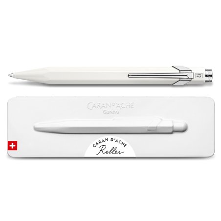 Caran d-Ache 846.502 stylo roller Stylo à bille retractable avec clip Noir 1 pièce(s)