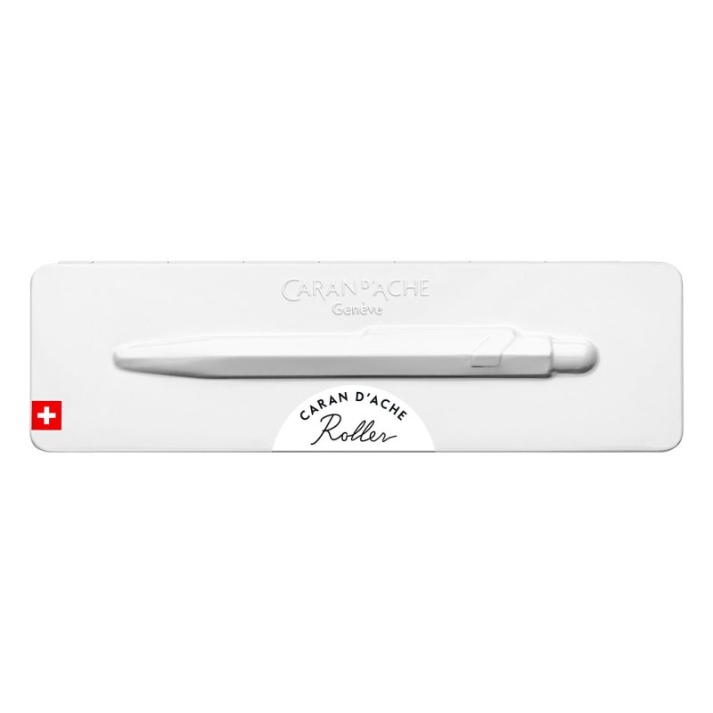Caran d-Ache 846.502 stylo roller Stylo à bille retractable avec clip Noir 1 pièce(s)