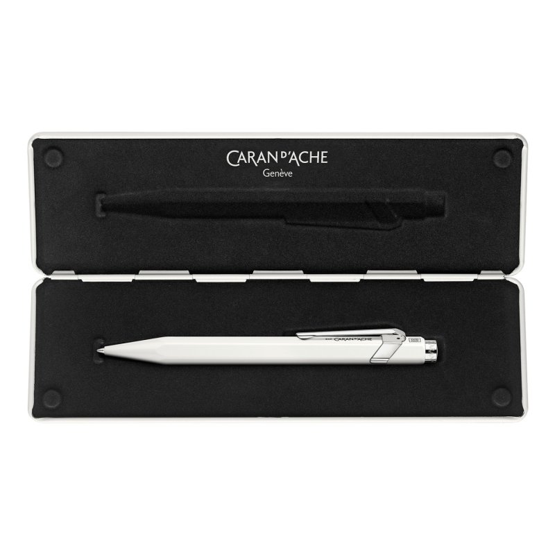 Caran d-Ache 846.502 stylo roller Stylo à bille retractable avec clip Noir 1 pièce(s)