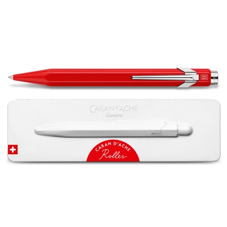 Caran d-Ache 846.570 stylo roller Stylo à bille retractable avec clip Noir 1 pièce(s)