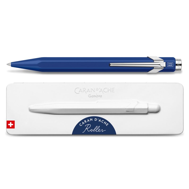 Caran d-Ache 846.659 stylo roller Stylo à bille retractable avec clip Noir 1 pièce(s)