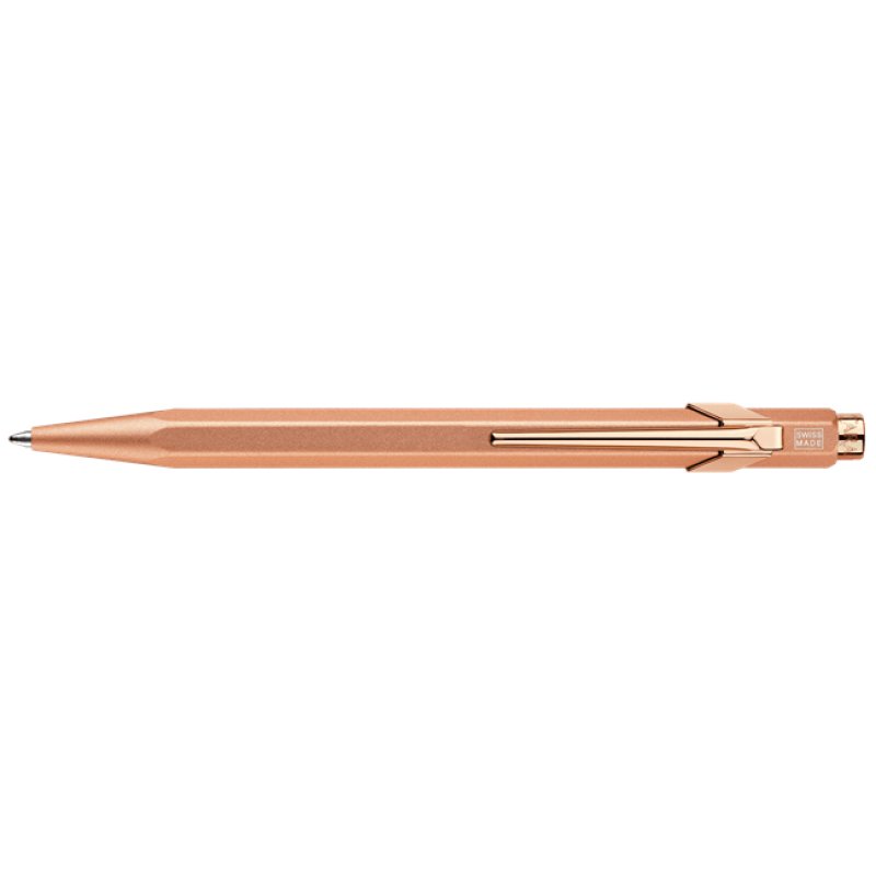CARAN D'ACHE Stylo à bille 849 Brut Rosé, or rose