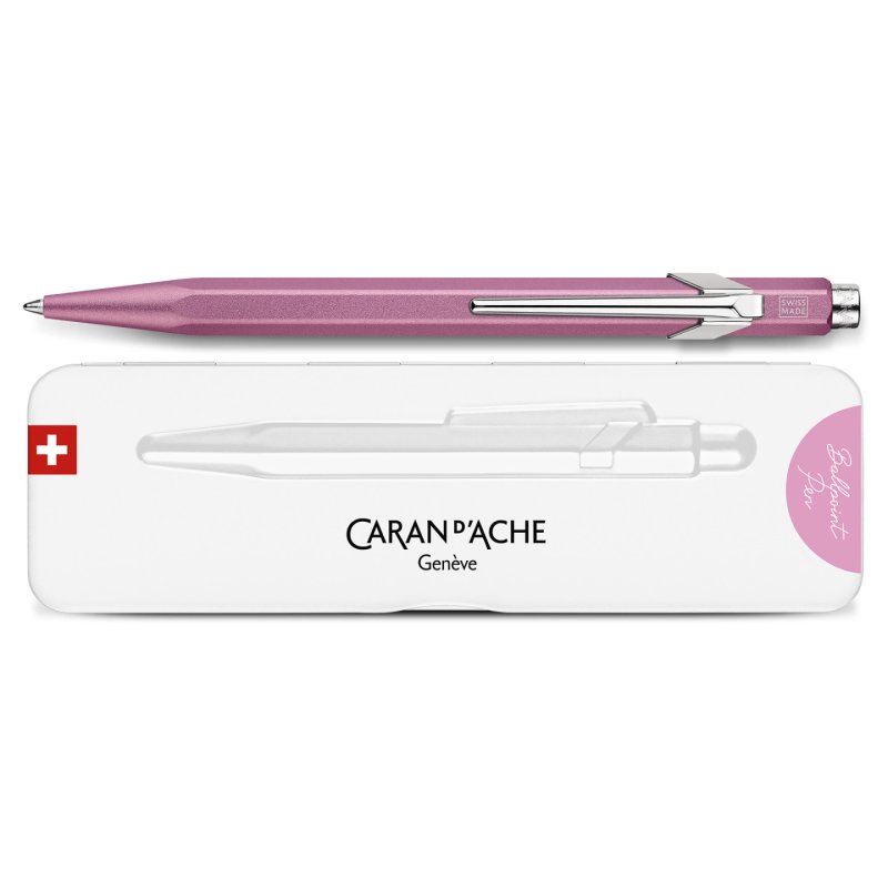 CARAN D'ACHE Stylo à bille 849 Colormat-X, rose