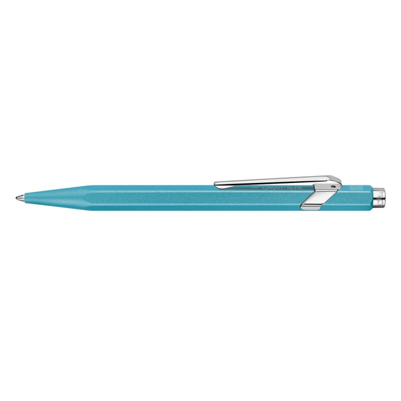CARAN D'ACHE Stylo à bille 849 Colormat-X, turquoise