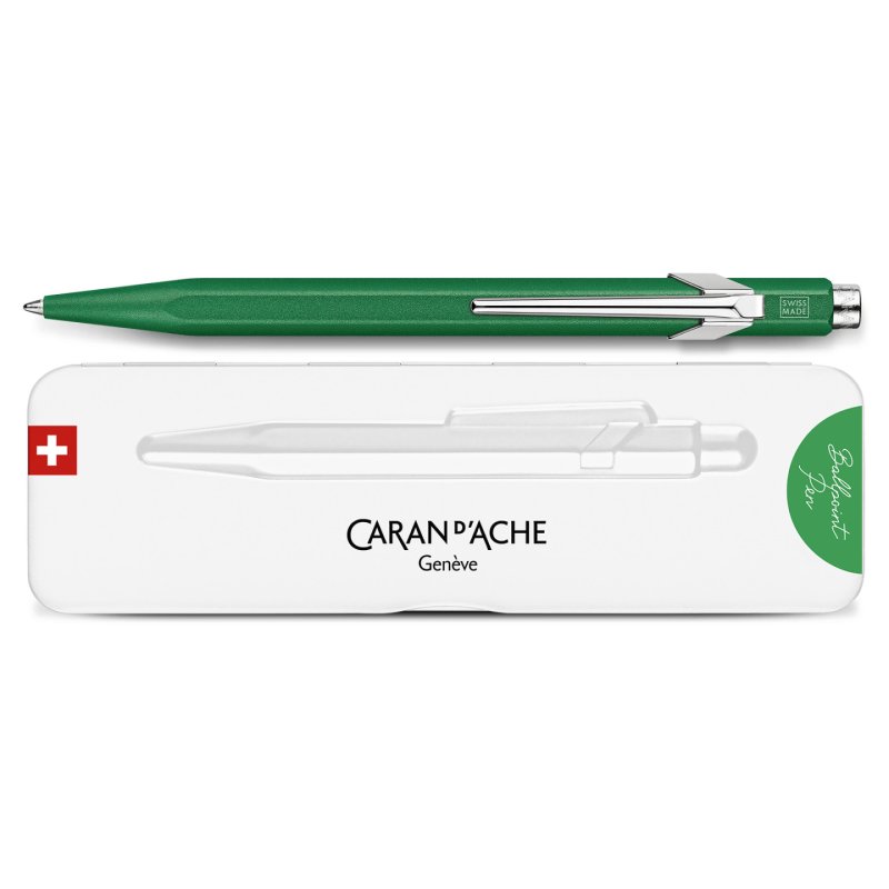 Caran d-Ache 849 COLORMAT-X Bleu Stylo à bille rétractable avec clip 1 pièce(s)