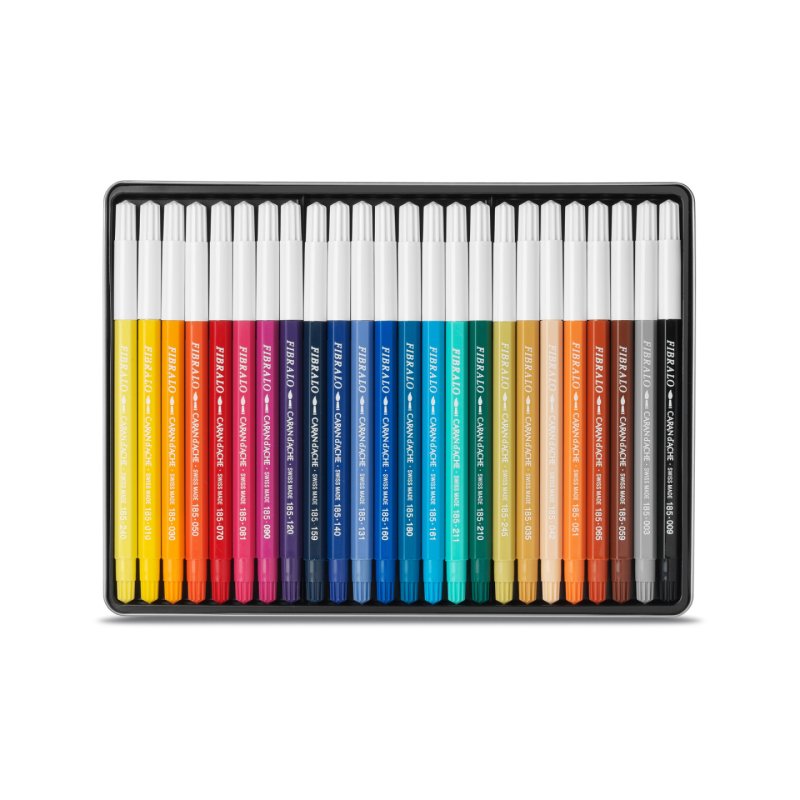 Caran d-Ache 185.324 stylo-feutre Moyen Multicolore 24 pièce(s)