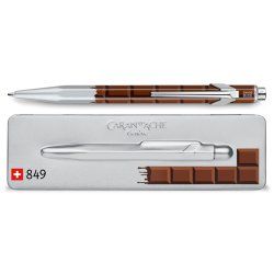 Caran d-Ache 849.752 stylo à bille Bleu Stylo à bille rétractable avec clip 1 pièce(s)