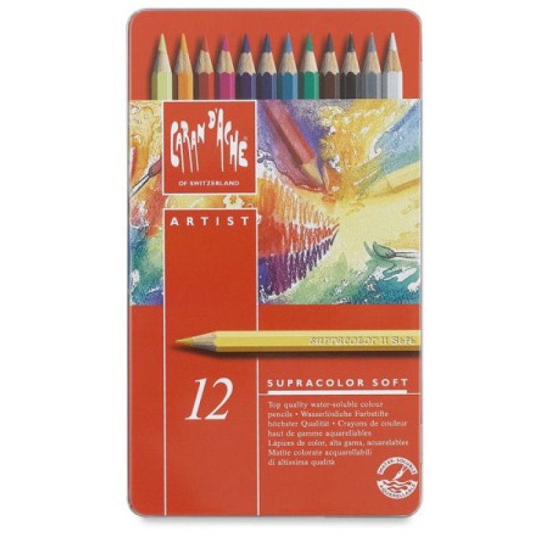 Caran d-Ache SUPRACOLOR Soft Aquarelle 12 12 pièce(s)