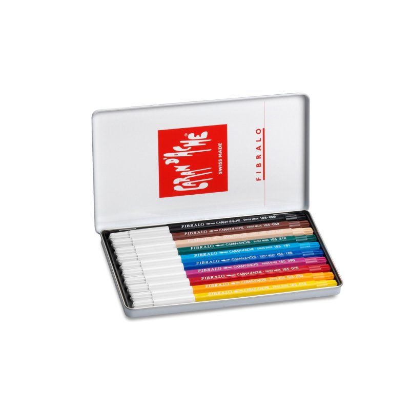Caran d-Ache FIBRALO stylo-feutre Moyen Multicolore