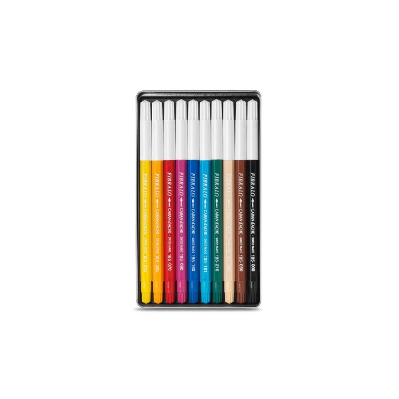 Caran d-Ache FIBRALO stylo-feutre Moyen Multicolore