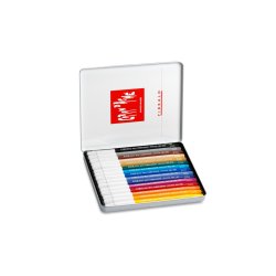 CARAN D'ACHE Feutre FIBRALO, boîte métal de 15