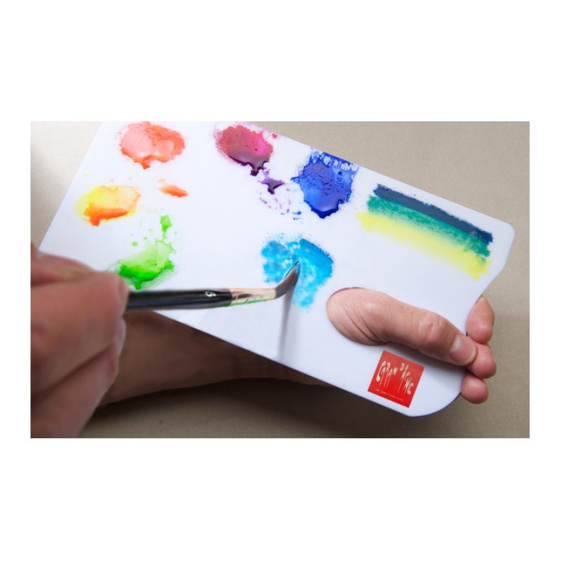 CARAN D'ACHE Palette Aquarelle, en Plexiglas, blanc