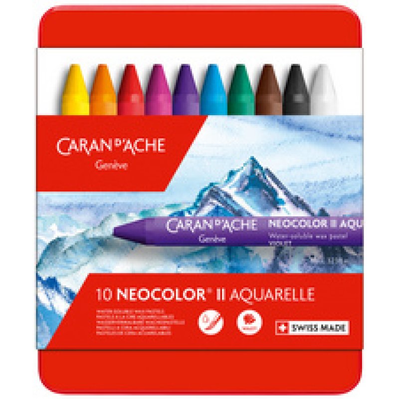 CARAN D'ACHE Pastel à la cire aquarellable NEOCOLOR II, étui