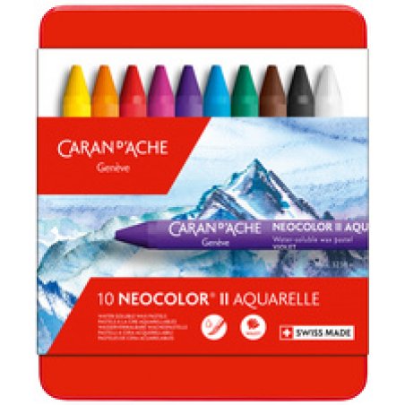 CARAN D'ACHE Pastel à la cire aquarellable NEOCOLOR II, étui