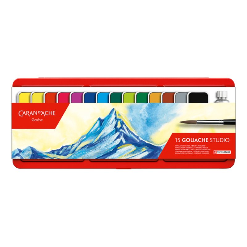 Caran d-Ache 1000.315 peinture à l'eau Multi Palette 15 pièce(s)