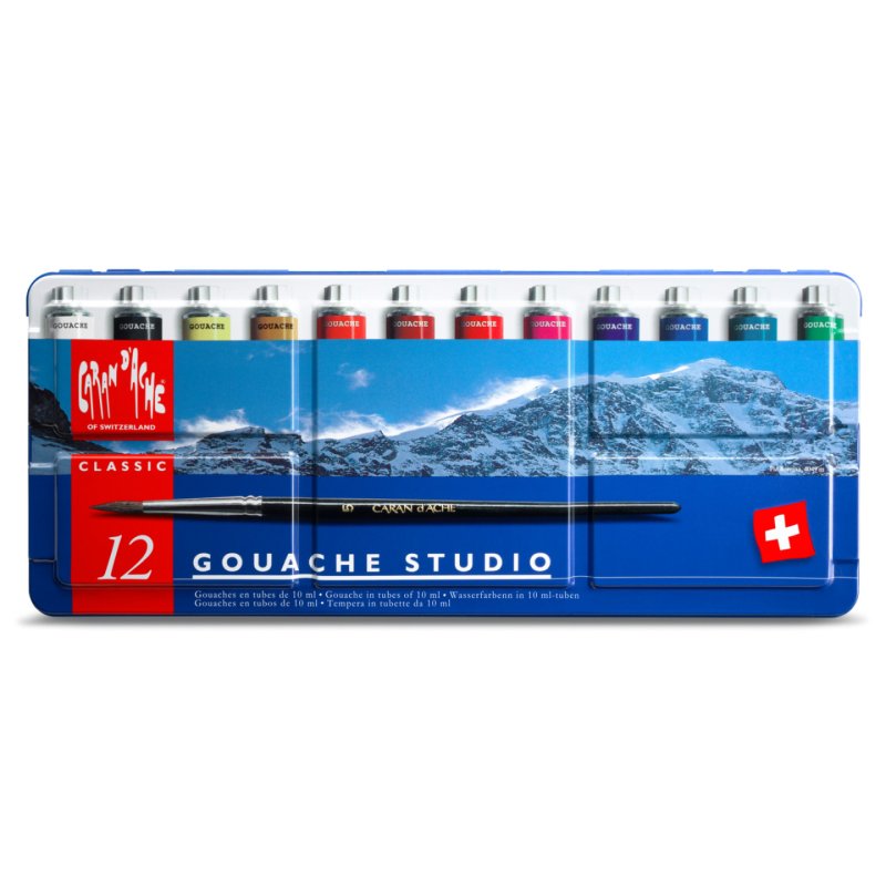 Caran d-Ache 2001.312 peinture à l'eau Multi 10 ml Tube 12 pièce(s)