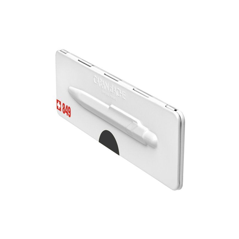 Caran d-Ache 849.509 Bleu Stylo à bille rétractable avec clip 1 pièce(s)