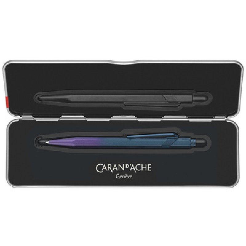 CARAN D'ACHE Stylo à bille rétractable 849 Bleu Orage