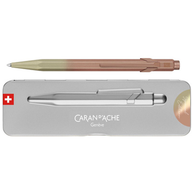 CARAN D'ACHE Stylo à bille rétractable 849 Bleu Orage