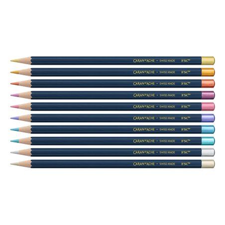 Caran d-Ache Cosmic Blue Métallique 10 pièce(s)