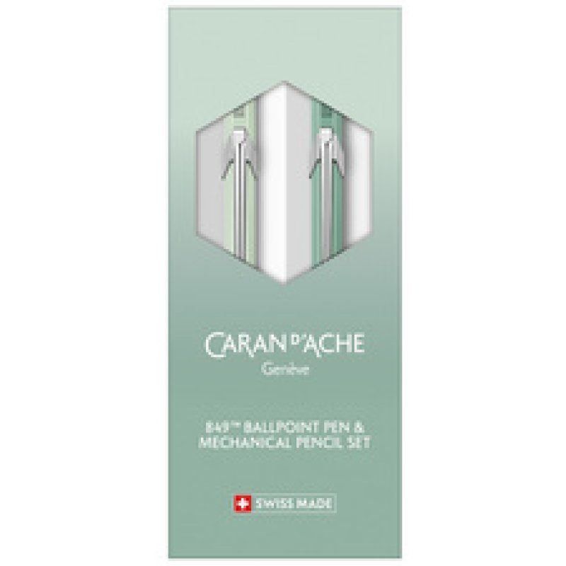 CARAN D'ACHE Set d'instruments d'écriture MISTY FOREST, vert