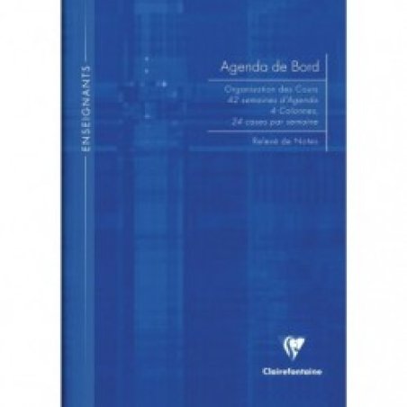 Clairefontaine Agenda de bord non millésimé, A4, 144 pages
