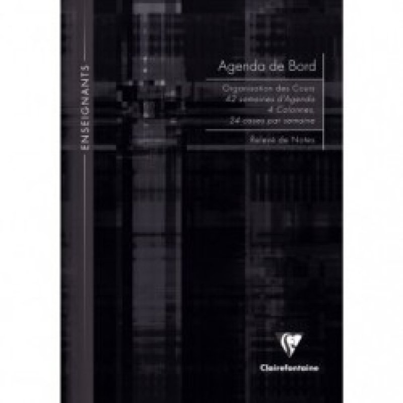 Clairefontaine Agenda de bord non millésimé, A4, 144 pages