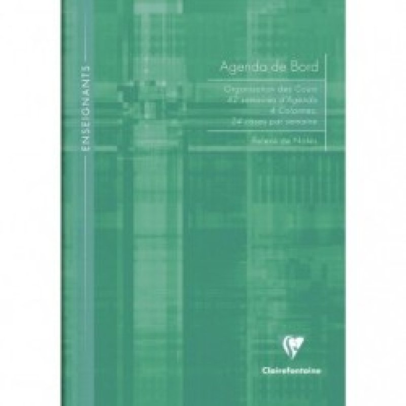 Clairefontaine Agenda de bord non millésimé, A4, 144 pages