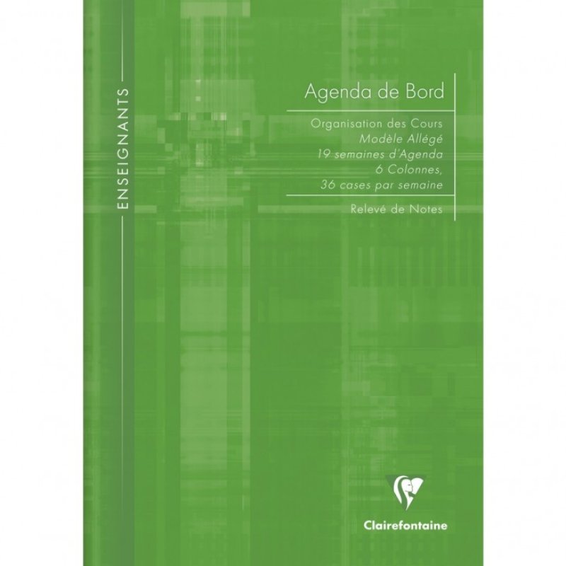 Clairefontaine Agenda de bord non millésimé, A4, 72 pages