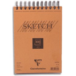 Clairefontaine 96606C bloc-notes A5 100 feuilles Orange