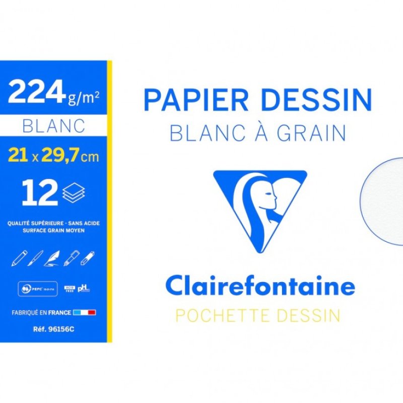 Clairefontaine 3329680961560 papier créatif Papier à lettres 12 feuilles