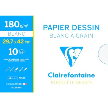 Clairefontaine 3329680961850 papier créatif papier d'art 12 feuilles