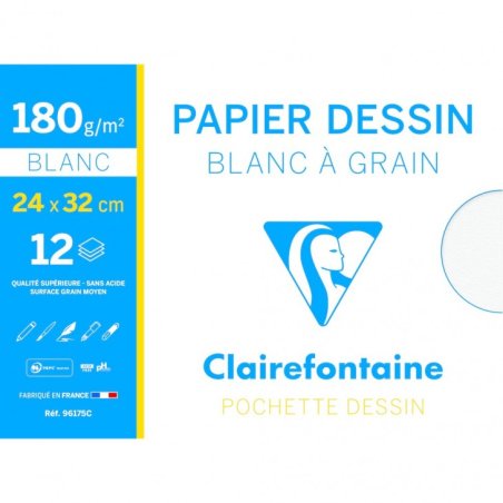 Clairefontaine 3329680961751 papier créatif papier d'art 12 feuilles