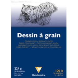 Clairefontaine Bloc papier dessin "à Grain", A3