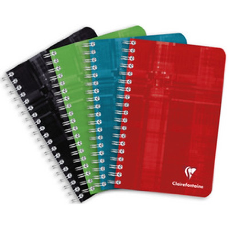 Clairefontaine Carnet à spirale, 75 x 120 mm, quadrillé 5x5