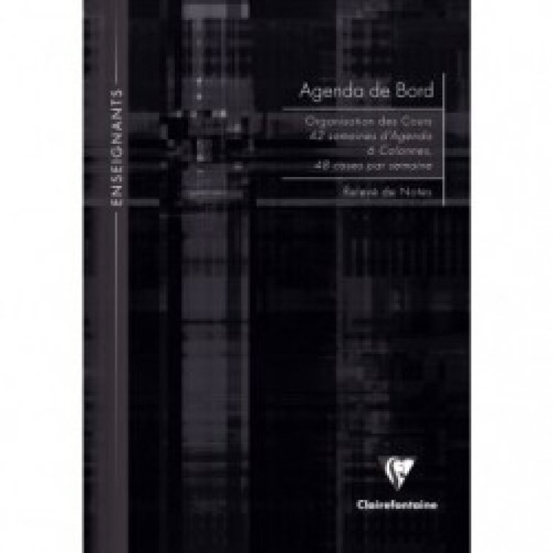 Clairefontaine Agenda de bord non millésimé, A4, 144 pages