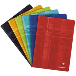 Clairefontaine Cahier piqûre, A4, 80 pages, quadrillé 4x4