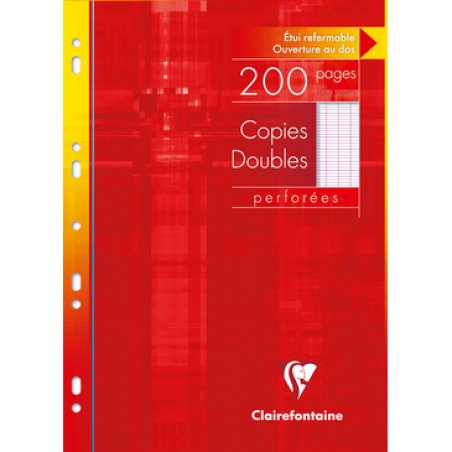 Clairefontaine 4711c writing notebook A4 100 sheets Red, Yellow