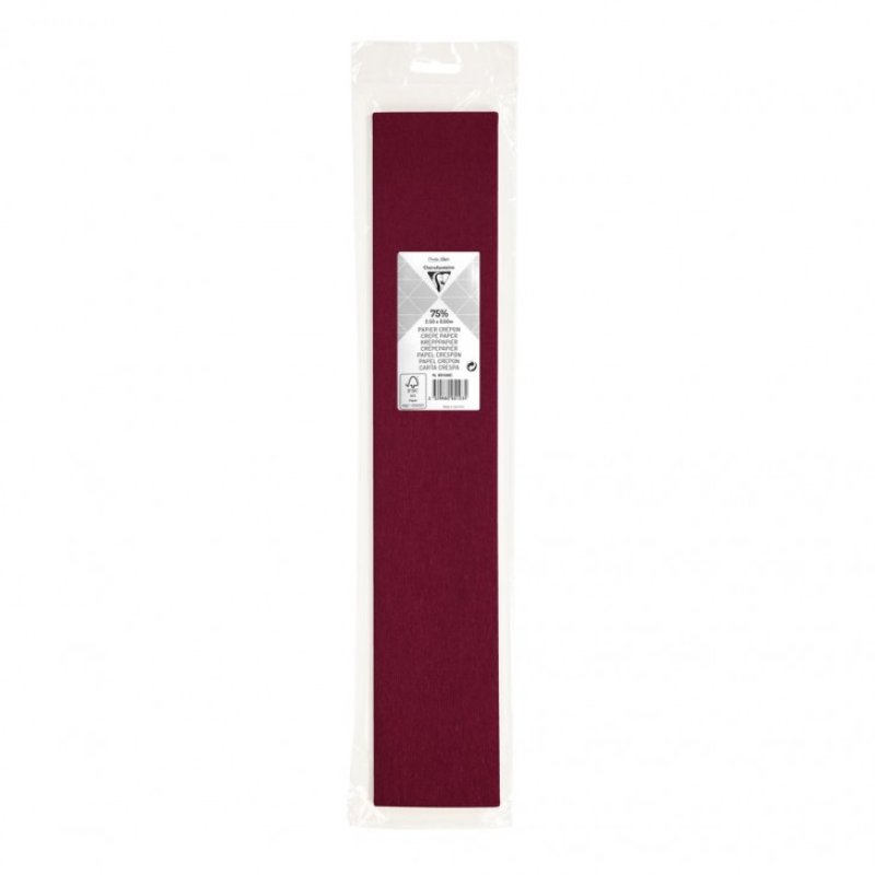 Clairefontaine 3329680951080 crepe paper Bordeaux