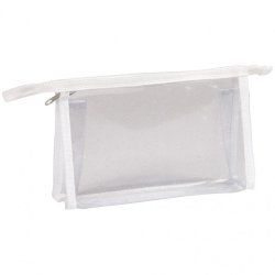 Clairefontaine 3329680084887 pencil case Soft pencil case Plastic Transparent, White