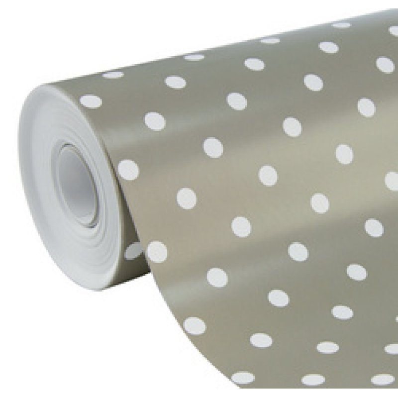 Clairefontaine Papier cadeau "Points sur taupe", sur rouleau