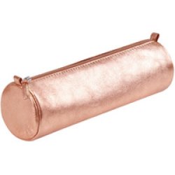 Clairefontaine Trousse CUIRISÉ, cuir, gris