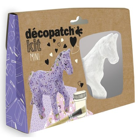 décopatch Kit papier mâché "Cheval", 5 pièces