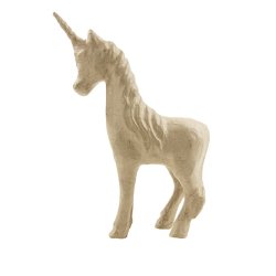 décopatch Support en papier mâché "Licorne 3", 210 mm