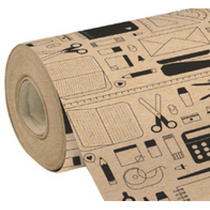 Clairefontaine Papier cadeau "Bandes", sur rouleau