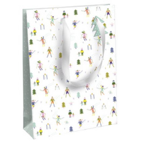 Clairefontaine Sac cadeau de Noël "Neige", large